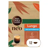 Café Capsules Lungo Décaféiné Intensité 6 Compatible Dolce Gusto Neo NESCAFE DOLCE GUSTO NEO