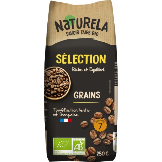 Café Grains bio Pur arabica NATURELA