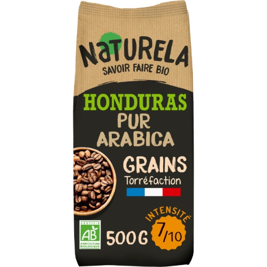 Café en Grains Pur Arabica Intense et Rond NATURELA