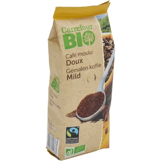 Café Moulu 100% Arabica Doux Bio CARREFOUR BIO