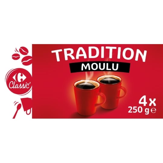 Café Moulu Classique CARREFOUR CLASSIC'