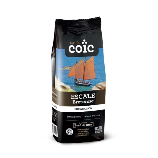Café Moulu 100% Arabica Escale Bretonne COIC