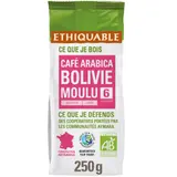 Café Moulu Pur Arabica Bolivie Bio ETHIQUABLE