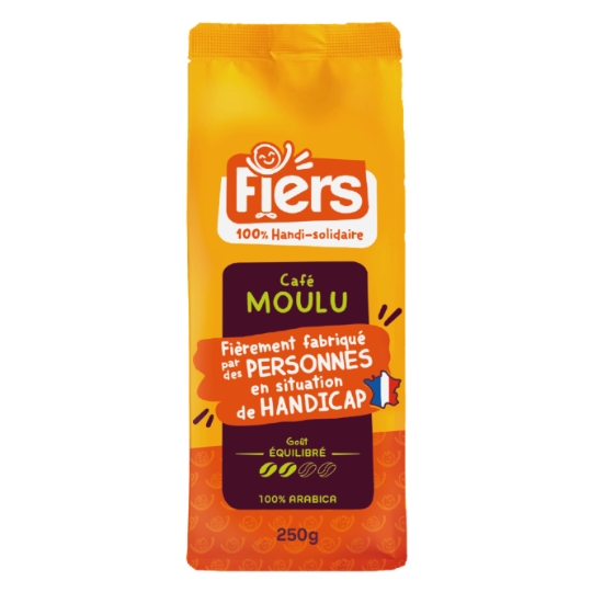 Café Moulu 100% Arabica Équilibré FIERS