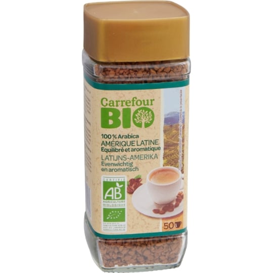 Café Soluble 100% Arabica Bio CARREFOUR BIO