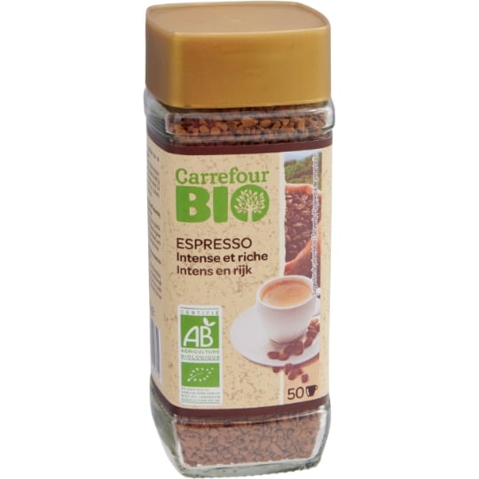 Café Soluble Espresso Bio CARREFOUR BIO