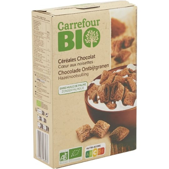 Céréales Chocolat Cœur Noisettes Bio CARREFOUR BIO