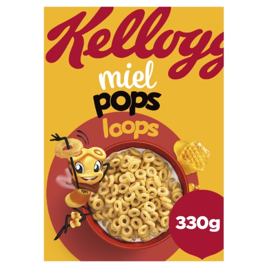 Céréales Miel Pops Loops Miel KELLOGG'S