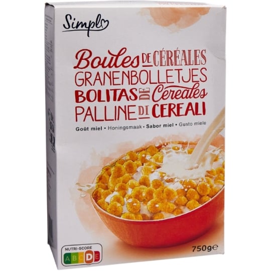 Céréales Boules Maïs Miel SIMPL