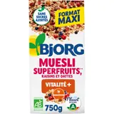 Céréales bio Muesli Super fruits BJORG
