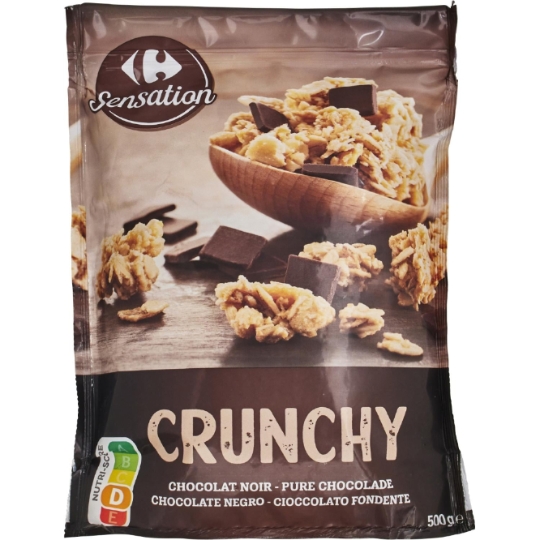 Céréales Crunchy Chocolat Noir CARREFOUR SENSATION