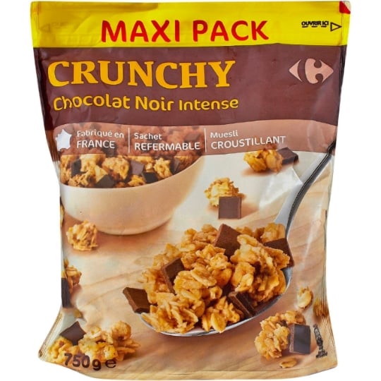 Granola Crunchy Chocolat Noir CARREFOUR SENSATION