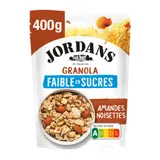 Céréales Granola Amandes Noisettes et Graines Faible en Sucre JORDANS