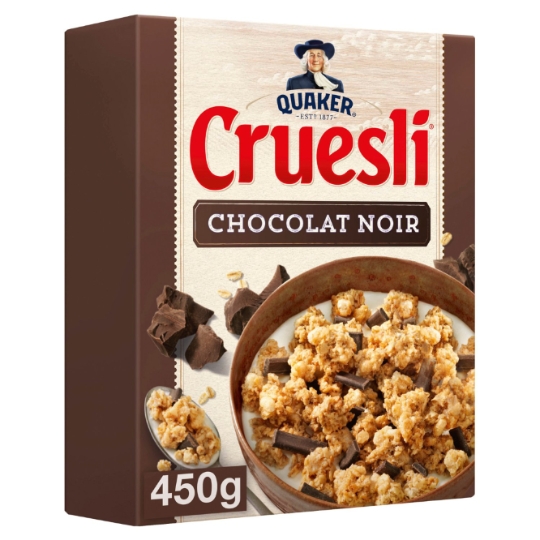 Céréales Cruesli Chocolat Noir QUAKER