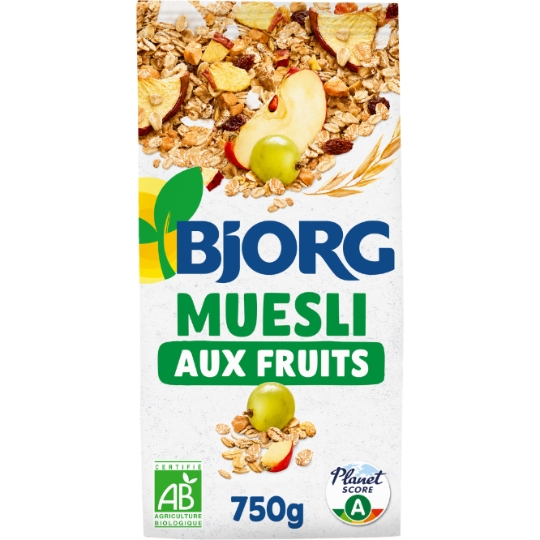 Muesli aux Fruits Bio BJORG