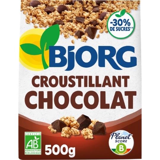Muesli Croustillant Chocolat Bio BJORG