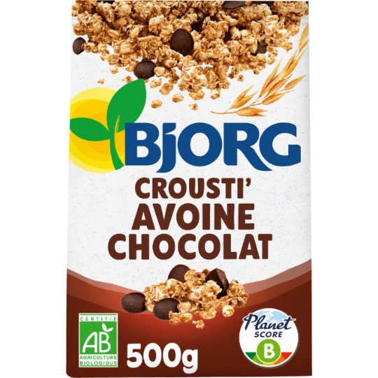 Muesli Crousti Avoine Chocolat Bio BJORG