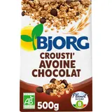 Muesli Crousti Avoine Chocolat Bio BJORG