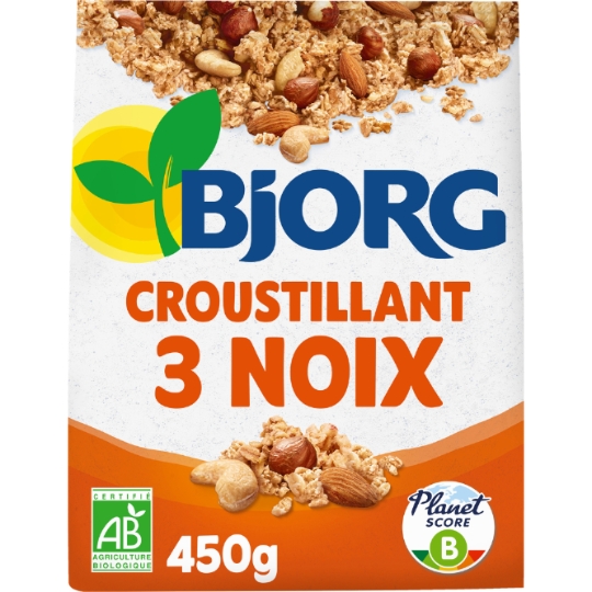 Muesli Croustillant 3 Noix Bio BJORG