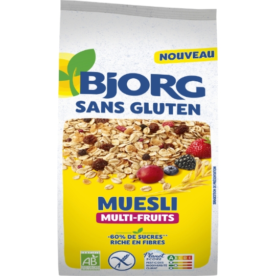 Muesli Multi-Fruits Sans Gluten Bio BJORG