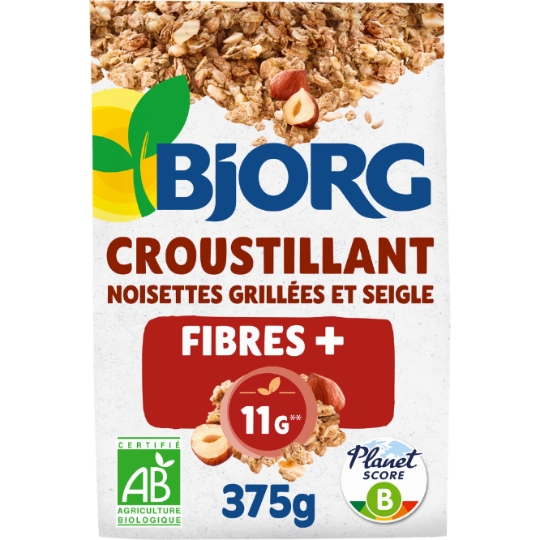Muesli Croustillant Fibres Bio BJORG