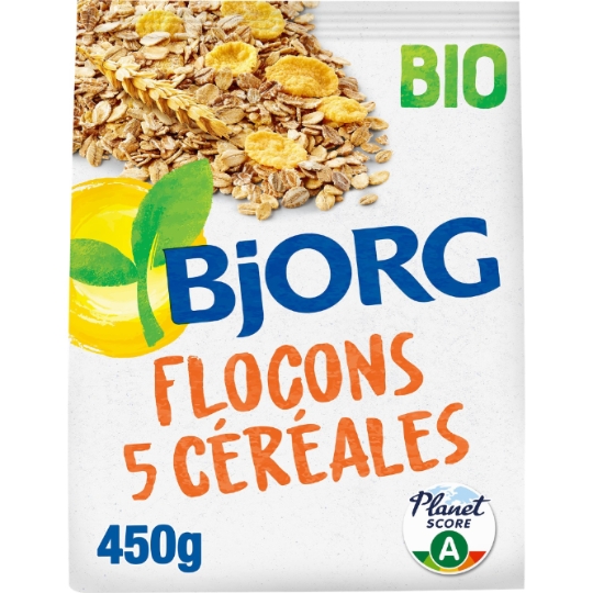 Flocons 5 céréales bio BJORG