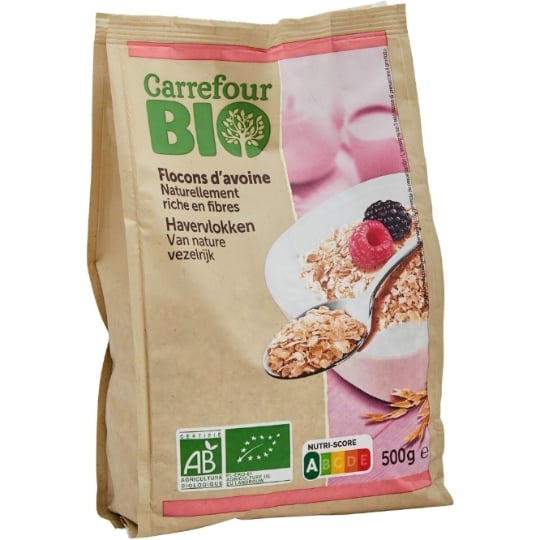 Flocons d'avoine Bio CARREFOUR BIO