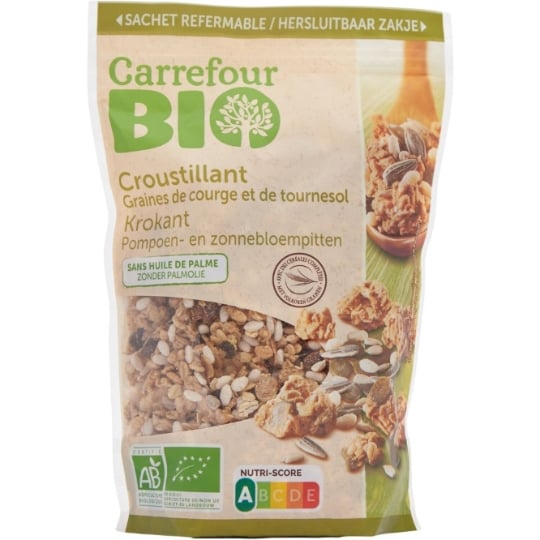 Granola Graines de Courge et de Tournesol Bio CARREFOUR BIO