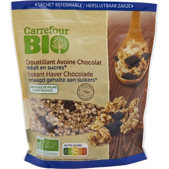 Granola Croustillant Avoine Chocolat Bio CARREFOUR BIO