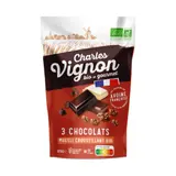 Muesli Croustillant 3 Chocolats Bio CHARLES VIGNON