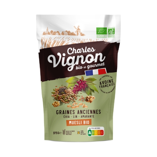 Muesli Graines Anciennes Bio CHARLES VIGNON