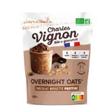 Porridge Overnight Oat Chocolat Noisette Proteiné Bio CHARLES VIGNON