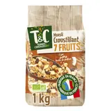 Muesli Croustillant 7 Fruits Sans Huile de Palme Bio TERRES & CEREALES BIO