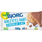Galettes   Maïs Chocolat au lait bio BJORG