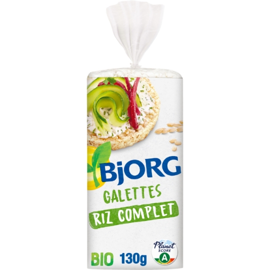 Galettes   Riz complet bio BJORG