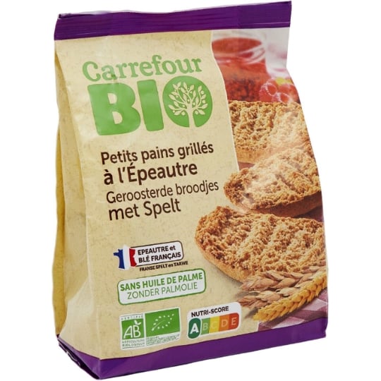 Pains Grillés à l'Epeautre Bio CARREFOUR BIO