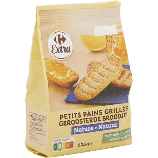 Petits Pains Grillés Nature CARREFOUR EXTRA