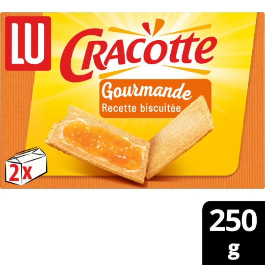 Biscottes Gourmandes Cracotte LU