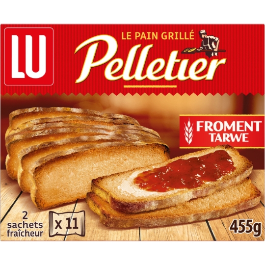Pains Grillés à la Farine de Froment Pelletier LU