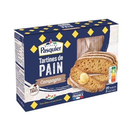 Pains Grillés au Pain de Campagne PASQUIER