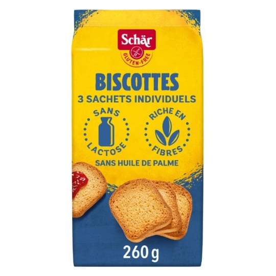 Biscottes sans gluten SCHAR