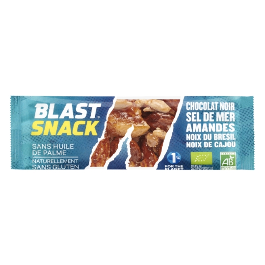 Chocolat noir Sel de mer Amandes BLACK SNAK