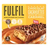 Barre Protéinée Chocolat Cacahuètes & Caramel FULFIL