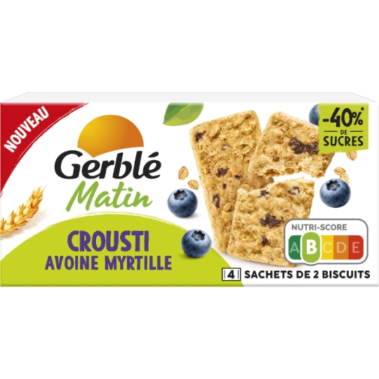 Céreales Matin Crousti Avoine Myrtille GERBLE