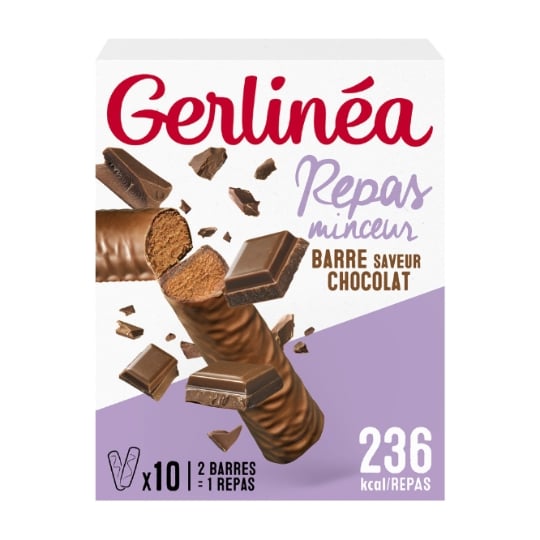 Barre repas saveur chocolat GERLINEA