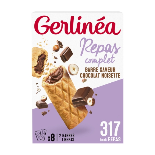 Barre repas minceur fourrée chocolat GERLINEA