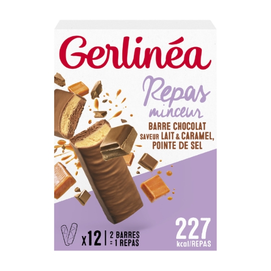 Barre repas minceur chocolat caramel GERLINEA