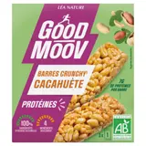 Barre Crunchy Cacahuète Bio GOOD MOOV