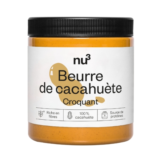 Beurre de Cacahuètes Crunchy NU3