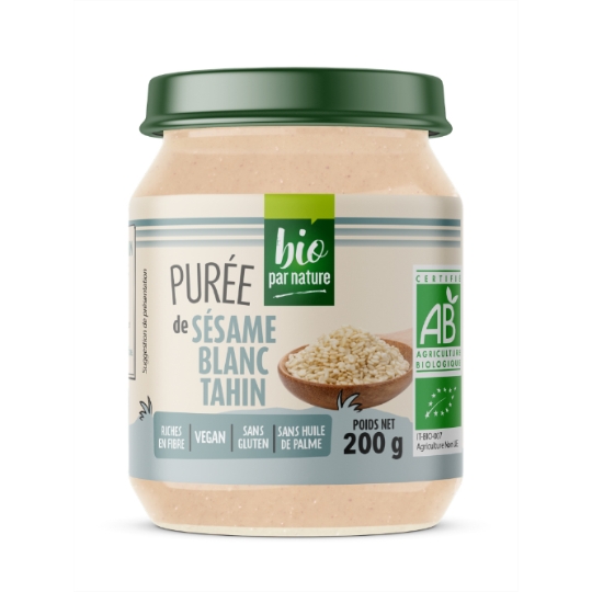 Purée de Sésame Blanc Tahin Bio BIO PAR NATURE